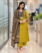 Cotton Ajrakh Print Kurta Set 10