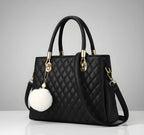 Stylish Ladies PU Leather Shoulder Handbag Premium Fashion Tote Bag with Spacious Multi-Compartment 2