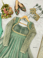 Salsa Gown with Dupatta Set 10
