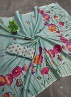 Tissue Digital Printed Saree 3