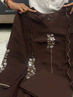 Cotton Embroidered Anarkali Kurti Set 9