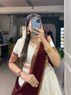 Kalyani Cotton Lehenga Choli with Georgette Dupatta 9