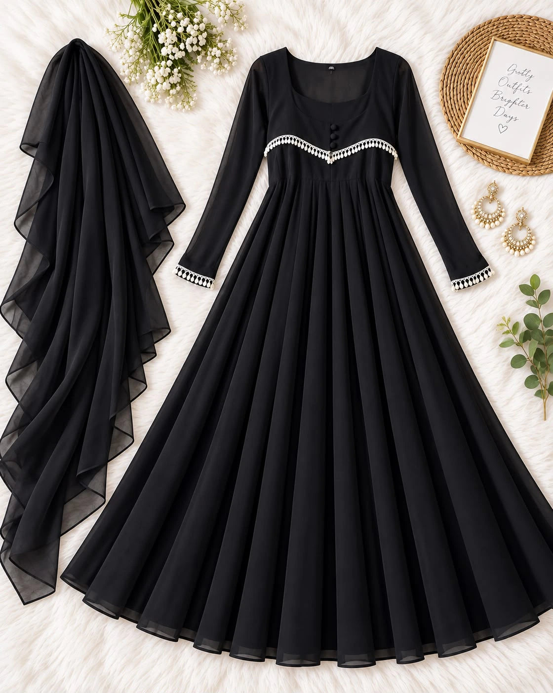 Fox Georgette Anarkali Gown 4
