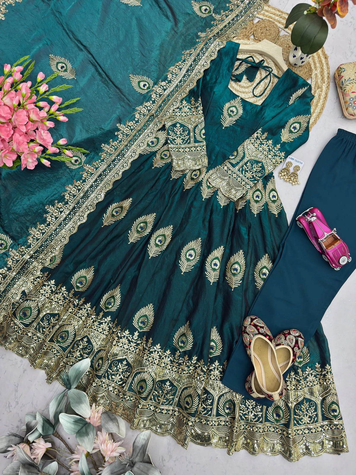 Heavy Fandy Silk Gown 7