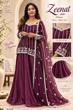 Silk Satin Lehenga Set 1