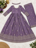 Rangoli Crush Anarkali Suit 5