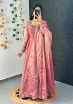 Kabana Handwork Gown with Dupatta 3