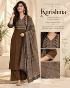 Cotton Ajrakh Print Kurta Set 1