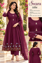 Mul Chanderi Kurta Set with Dupatta 5