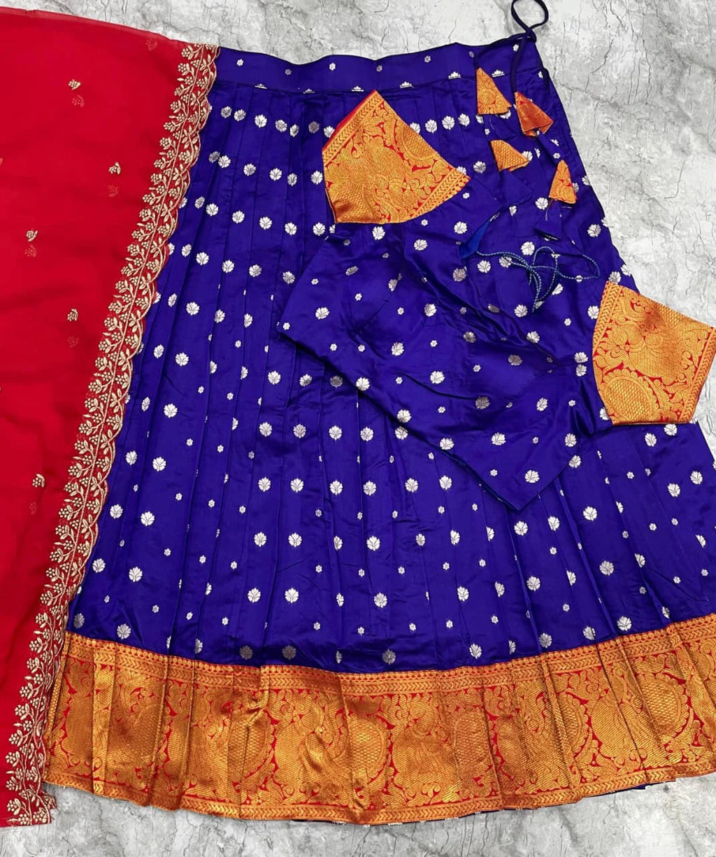 Kanjivaram Silk Lehenga Set 6