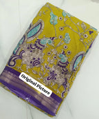 Georgette Zari Border Saree 5