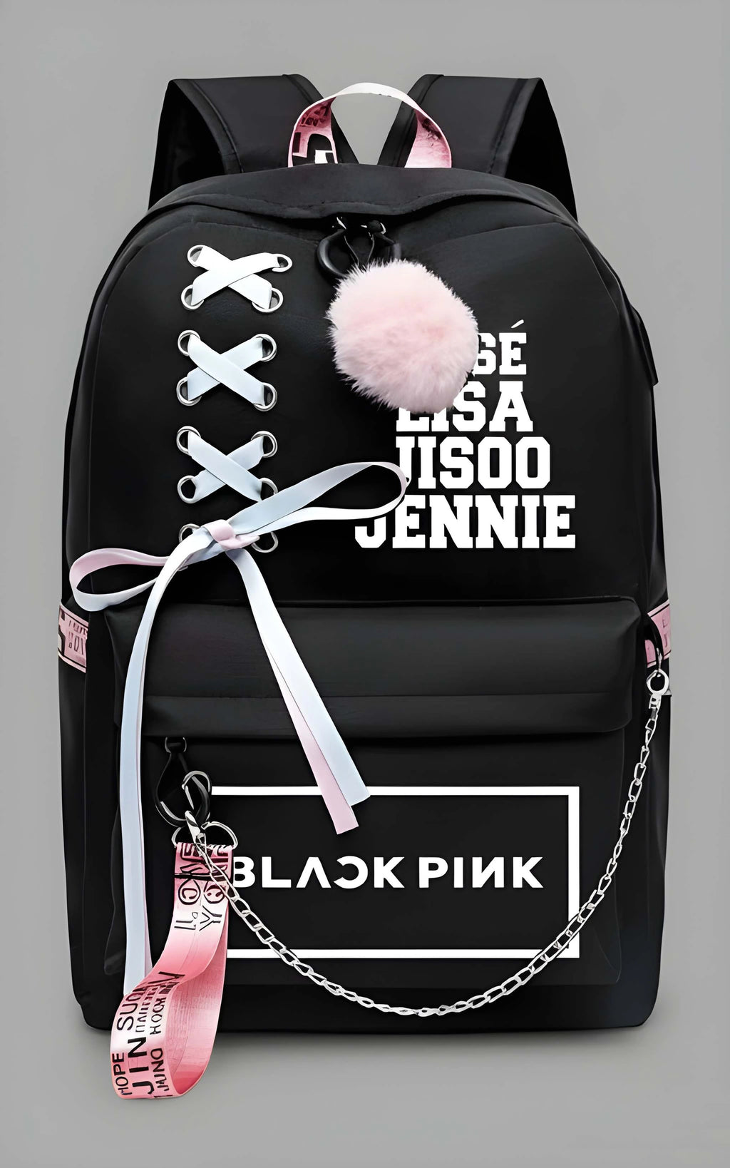 Latest Trendy Women’s Pink Backpack | Lightweight & Durable PU Leather School/College Bag|Adjustable 3