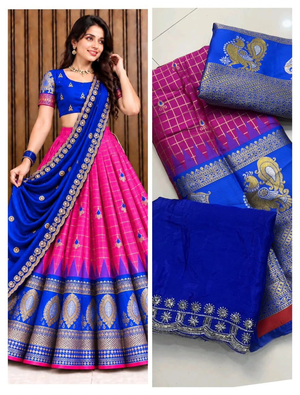 Silk Zari Lehenga 9