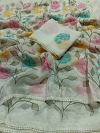 Chiffon Embroidered Saree 4