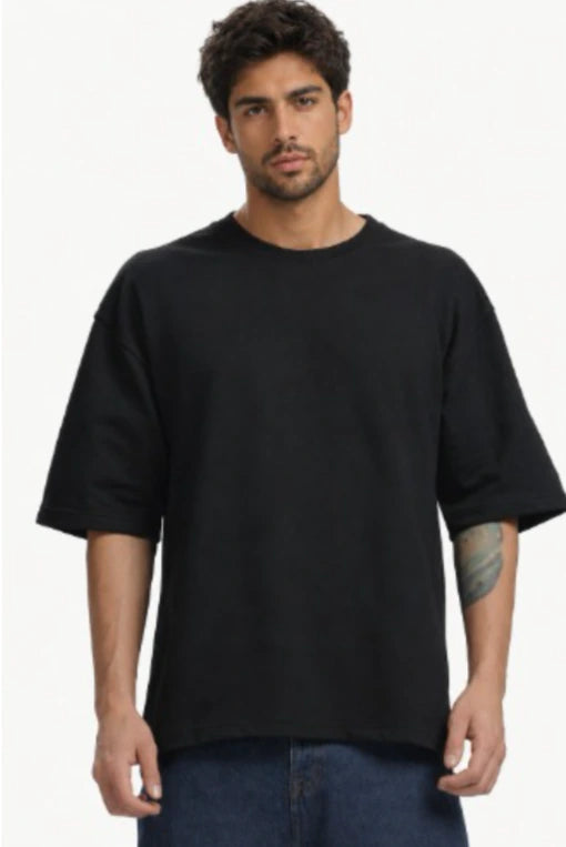 Cotton Oversized T-Shirt Unisex French Terry Cotton Unisex 1