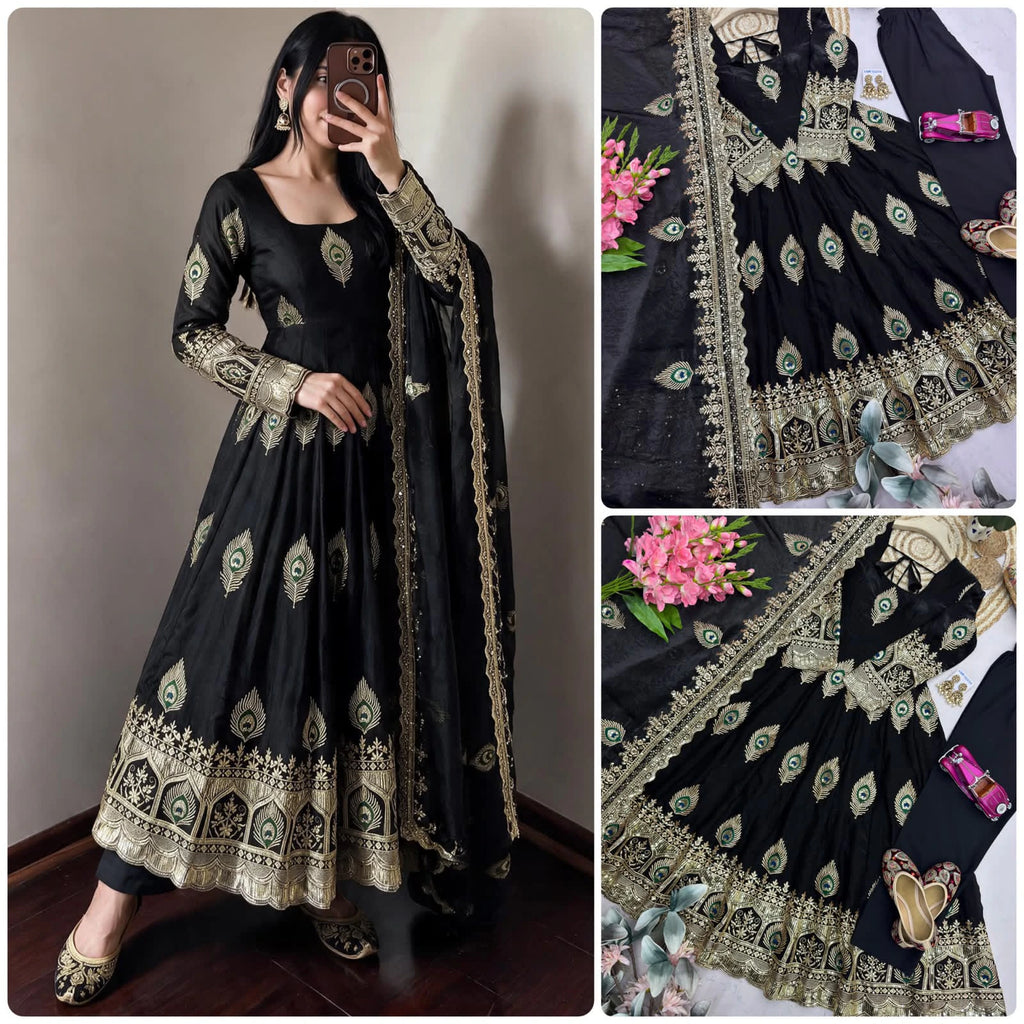 Heavy Fandy Silk Gown 2