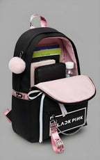 Latest Trendy Women’s Pink Backpack | Lightweight & Durable PU Leather School/College Bag|Adjustable 4