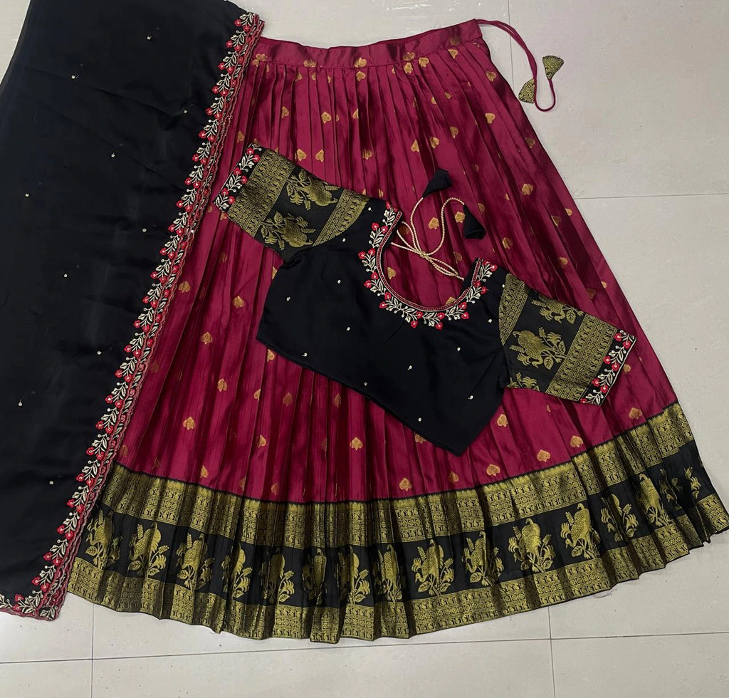 Kanjiveram Silk Lehenga Set 8