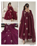 Mul Chanderi Anarkali Kurti Set 1