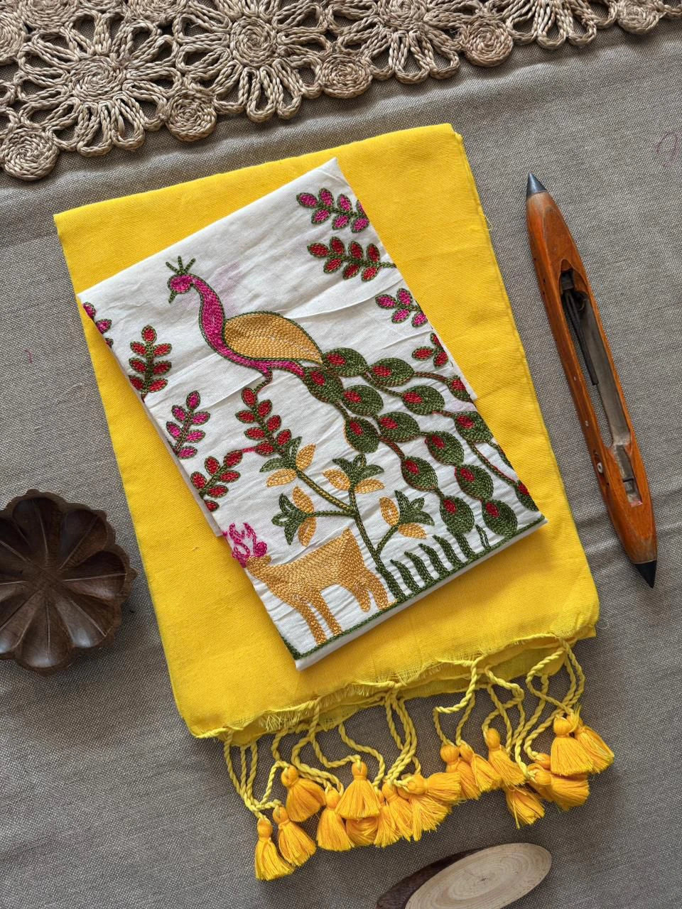 Handloom Khadi Cotton Saree 3