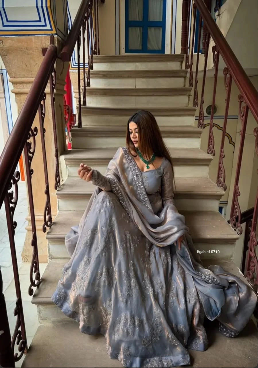 Silk Anarkali Set 2