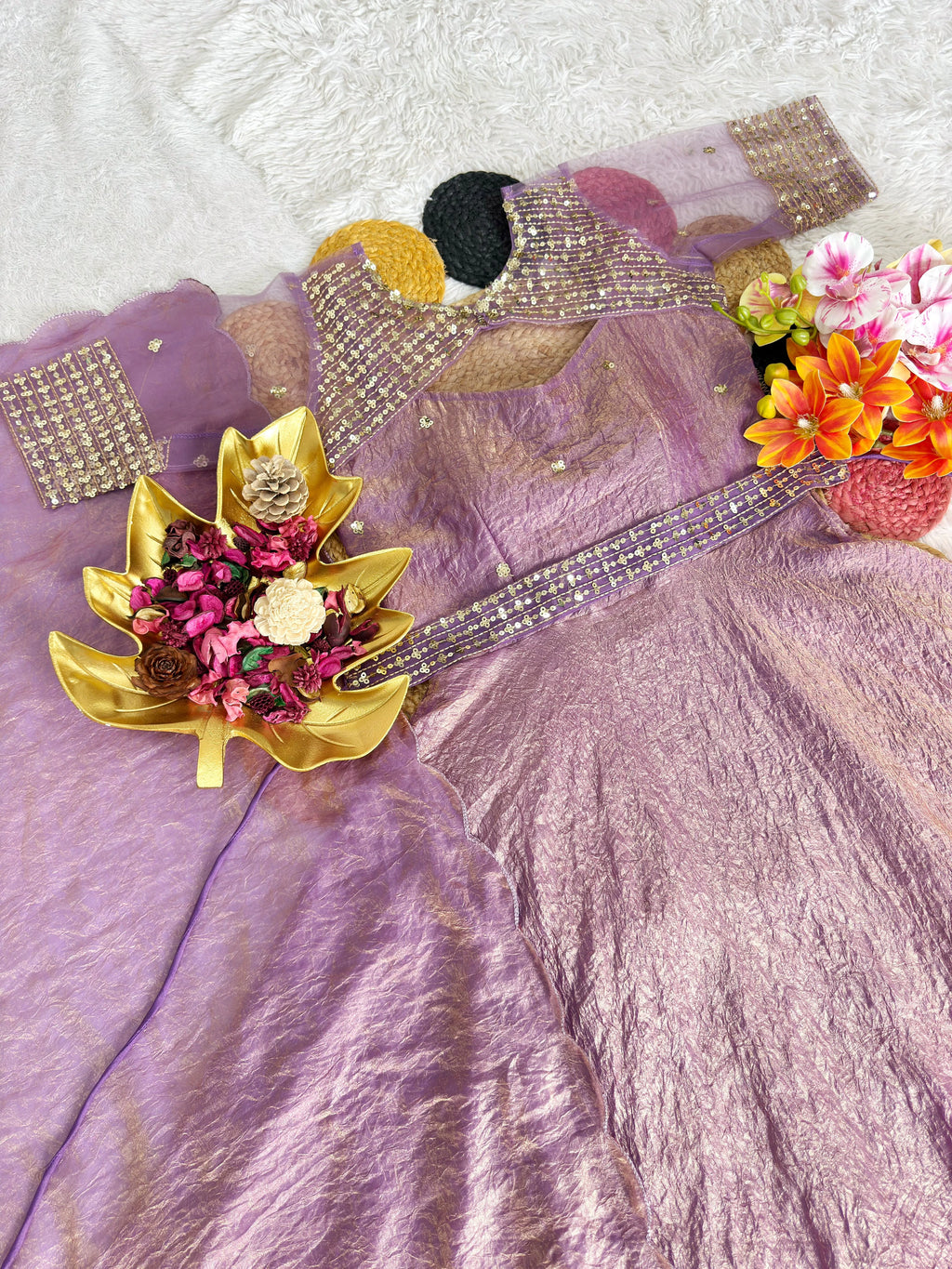 Doremon Crush Gown with Dupatta 3
