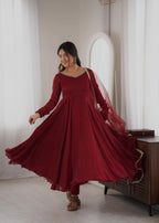 Doremon Crush Anarkali Gown 9