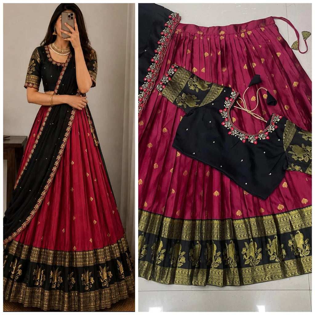 Kanjiveram Silk Lehenga Set 6