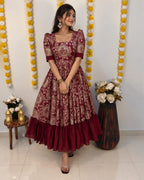 Kalamkari Silk Frock 4