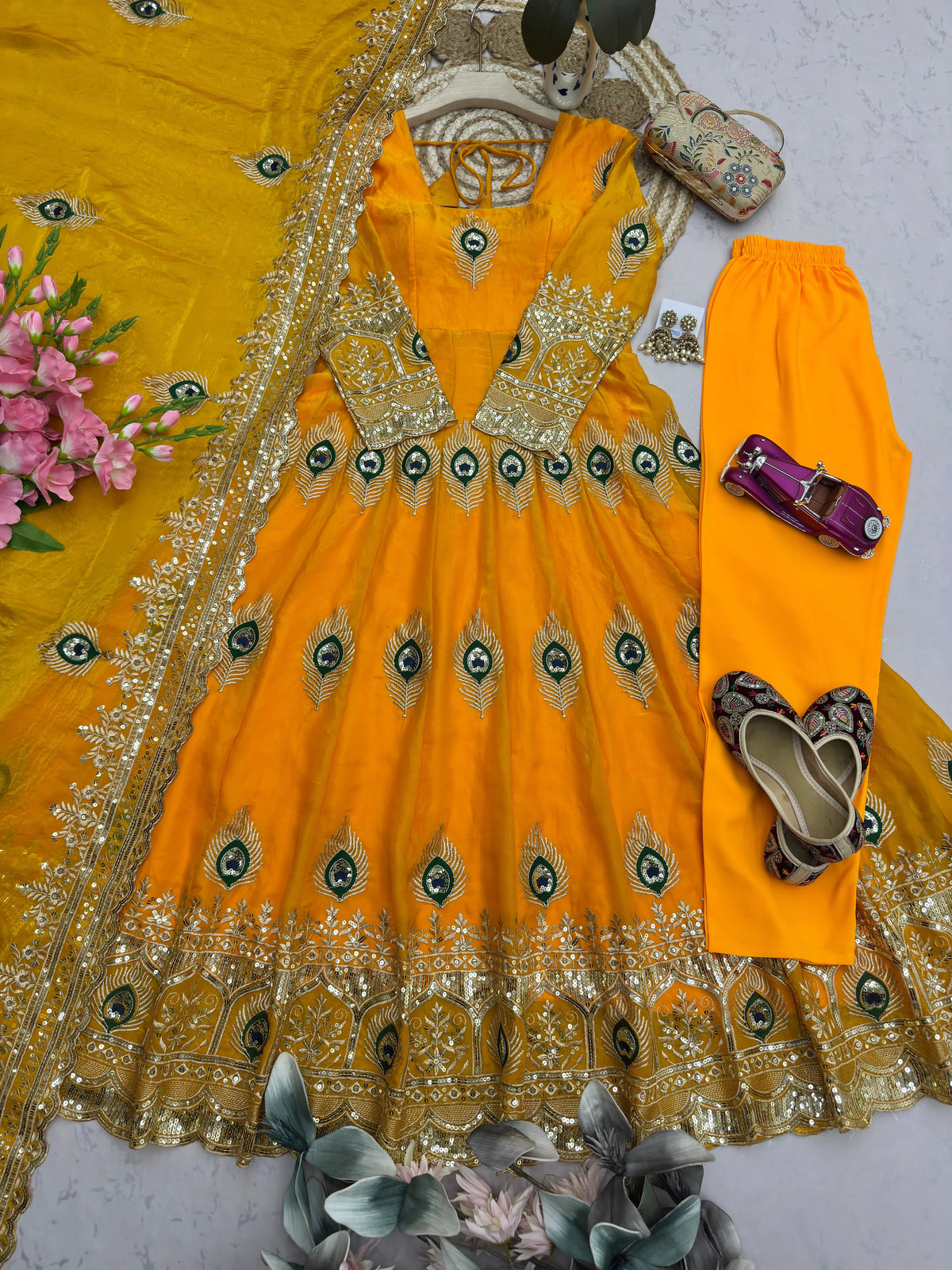Heavy Fandy Silk Gown 5