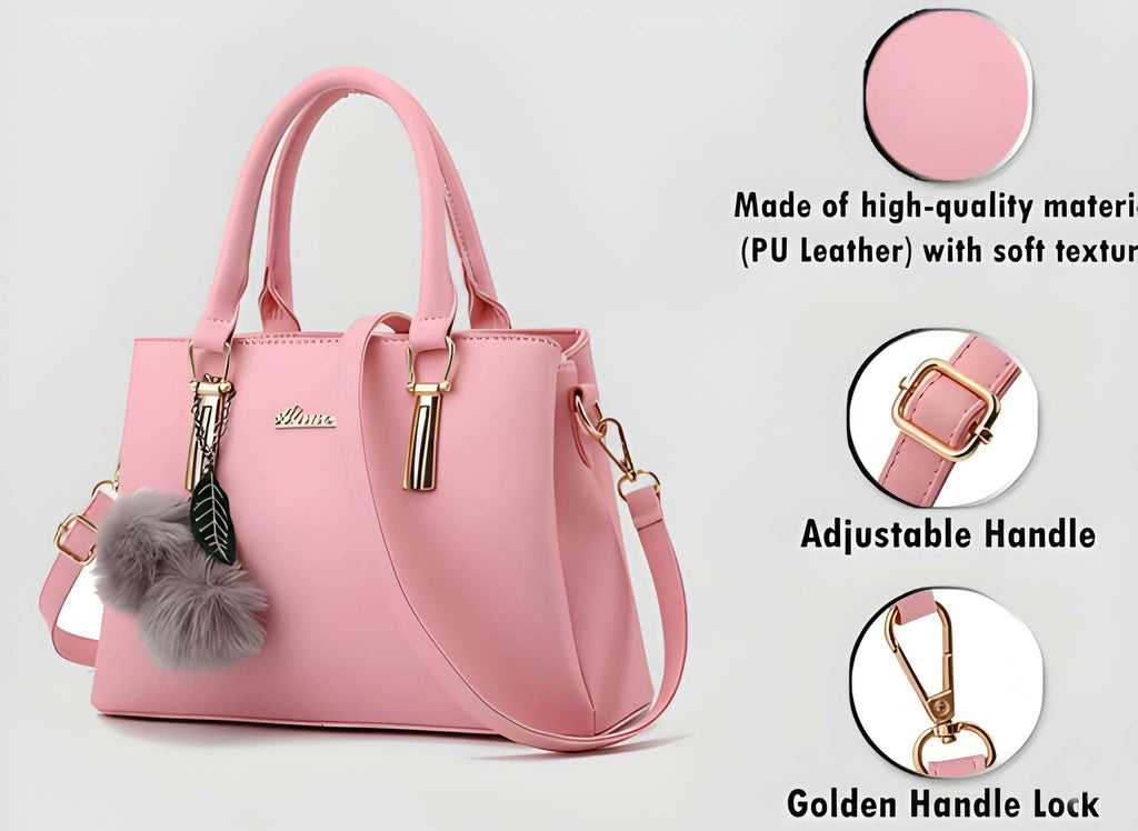 Elegant Women’s PU Leather Handbag | Perfect for Work, Casual Outings, Travel & Parties 7