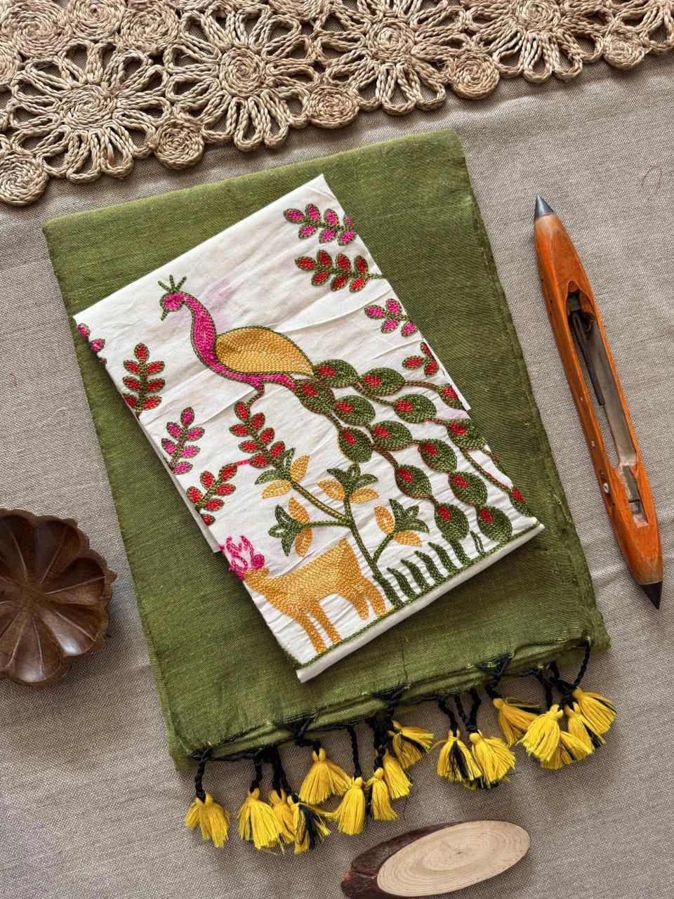 Handloom Khadi Cotton Saree 2