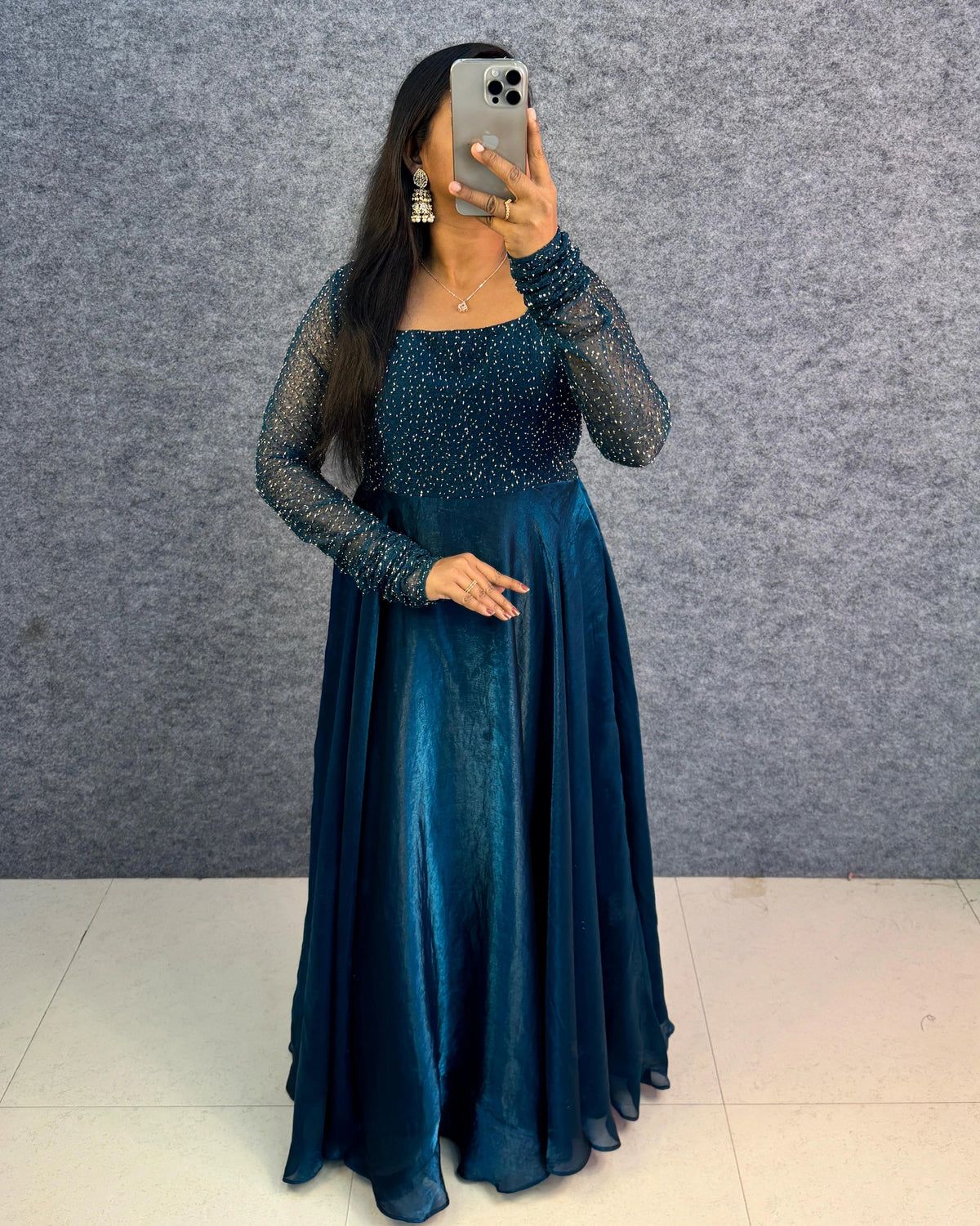 ❣️❣️Exclusive party wear 3 in 1 style gown outfit❣️❣️ 7