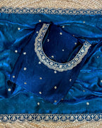 ❤️❤️Trending Space Silk Rich sequence embroidery Gown With Dupatta 💜💜 5