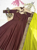 Gown with Duppatta 5