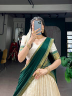 Kalyani Cotton Lehenga Choli with Georgette Dupatta 5