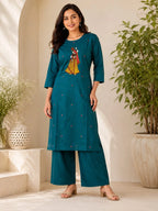 Dabu Cotton 2-Piece Co-ord Set - Premium 3