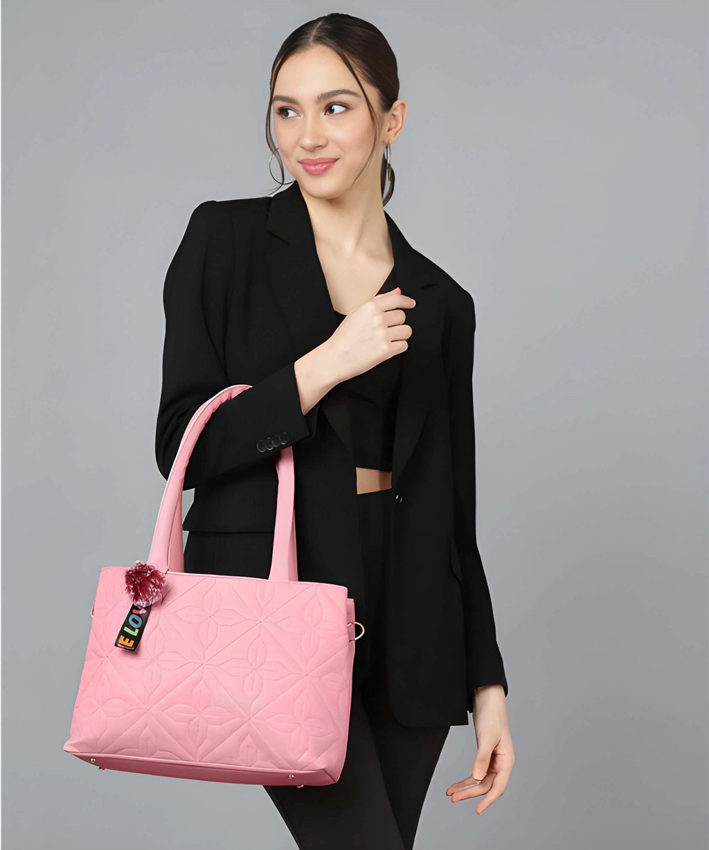 Elegant Ladies PU Leather Handbag | Premium Stylish Shoulder Tote Bag for Women 1