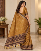 Soft Silk Saree with Blouse 3