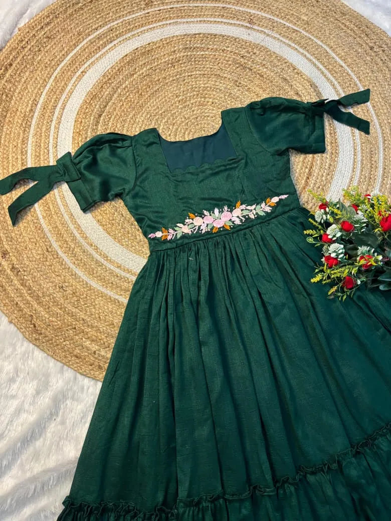 😍😍Premium Vichithra Silk Yamini Maxi Gown😍😍 6