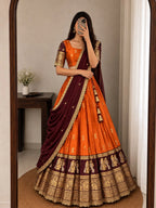 Kanjiveram Silk Lehenga Set 4