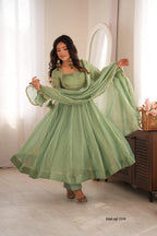 Salsa Gown with Dupatta Set 7