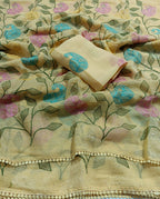 Chiffon Embroidered Saree 5