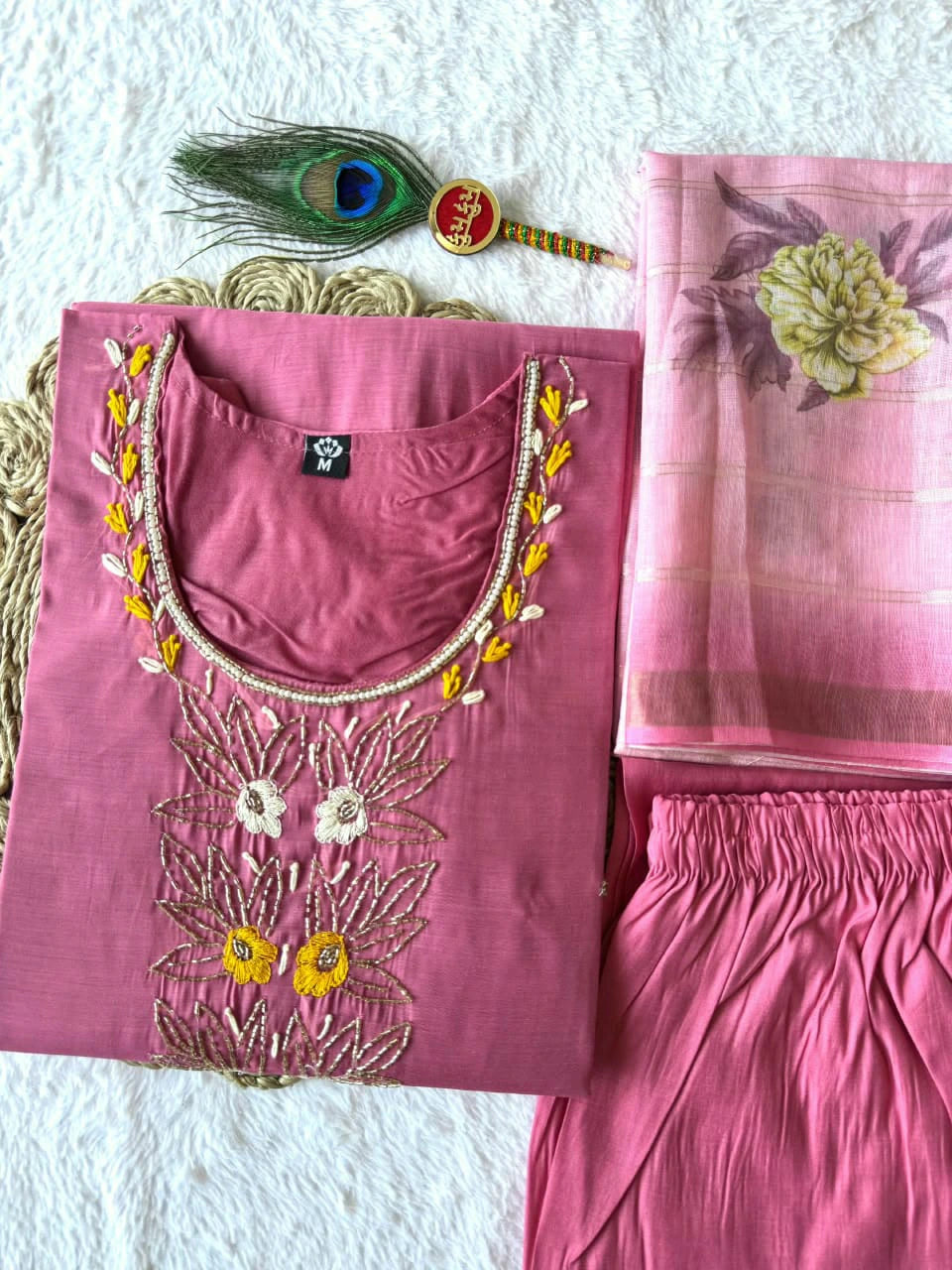 Roman Silk Kurta Set 2