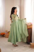 Salsa Gown with Dupatta Set 6