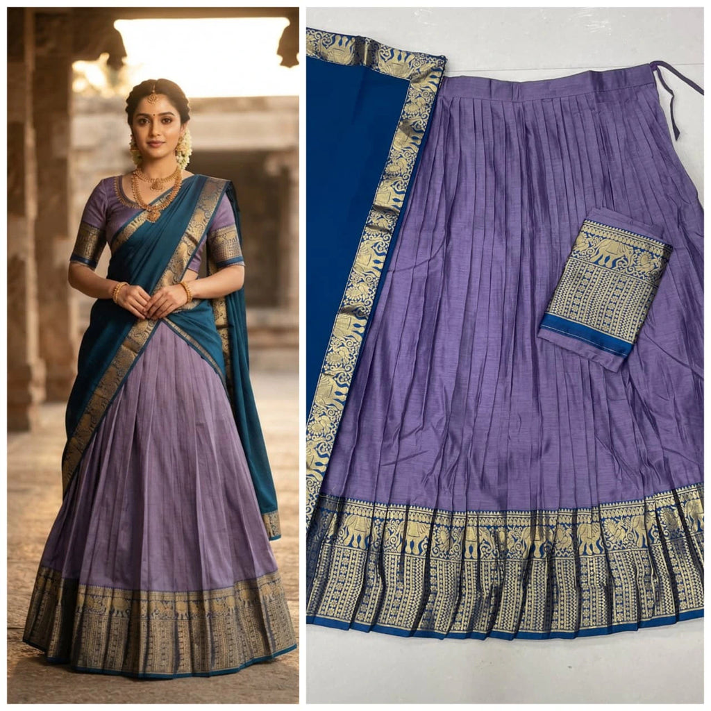Kanci Cotton Silk Lehenga Set 2