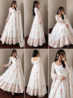 Fendy Silk Anarkali Gown Set 4