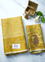 Soft Silk Saree with Aari Work Blouse 9