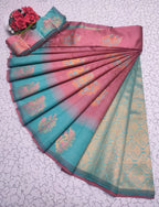 DIE SAREES  WITH BLOUSE 8