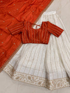 Silk Crop Top and Skirt Set 8
